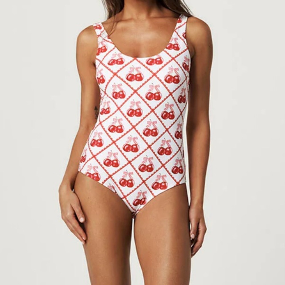 Posh Peanut Women's Reversible One Piece Swimsuit - Picture 2 of 13
